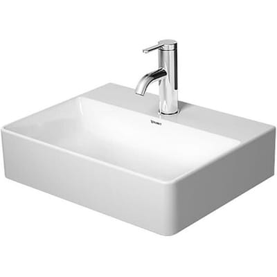 Duravit DuraSquare hand wash basin ground with tap hole 45 x 35 cm 0732450071