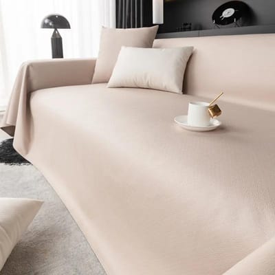 Bankhoes Stof Waterdicht Effen Kleur Antislip Universele Hoes Zitkussen Vuilafstotend Makkelijk Schoon te Maken Slijtvast 90x90cm 1pcs
