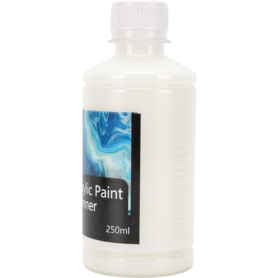250ml Acrylverf Verdunner Pigment Vloeibaarheid Verbeteraar Airbrush Medium Middel voor Canvas Papier Metaal Steen Schilderen