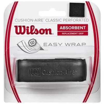 Wilson Cushion-Aire Classic Perforated Verpakking 1 Stuk-Zwart