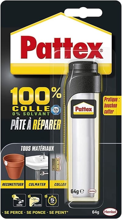 2-Componenten Epoxypasta Reparatiemiddel voor Alle Materialen - Lijmen, Vullen en Afdichten (64g)