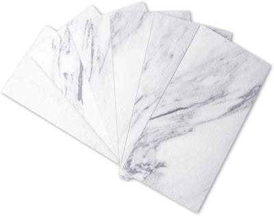 Home & Marker - Wandtegels Zelfklevend - Muurtegels Zelfklevend - Plaktegels - Wandpanelen - 15,6 x 7,6 cm - 10 Stuks - Steen Kleur - INSTATILE