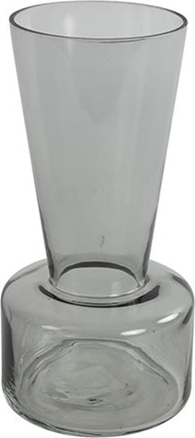 Countryfield Vaas Ellie glas L10B10H20CM l.grijs