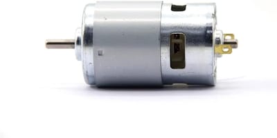 DC Motor - Krachtige Motor - DIY Projecten - Hoge Koppel - 42mm Diameter - Zilver