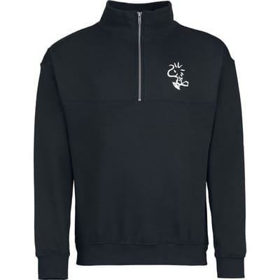 Peanuts Sweatshirts - Peanuts - Woodstock - Trui met rits - M tot 3XL - voor Mannen - zwart