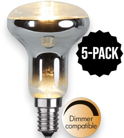 5-Pack | Reflector lamp - E14 - R50 - 2.4W - Extra Warm Wit - 2700K - Dimbaar - Reflector lamp