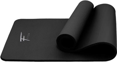 Extra Dikke Yoga Mat NBR Schuim - 183x60x1,5 cm - Antislip Fitness en Pilates Oefenmat Inclusief Draagriem