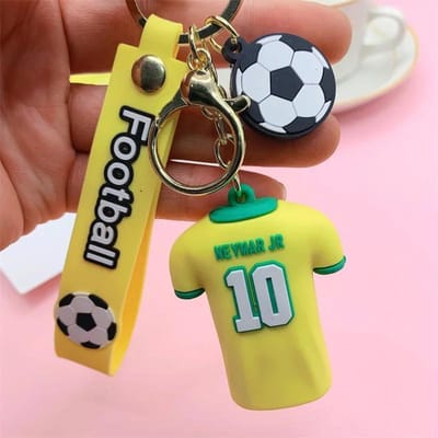 Voetbal Nr. 7 & Nr. 10 Koppel Truien Sleutelhangers Sport Thema Rugzak Hangers Auto Sleutelhangers Poppen - Fan Accessoires