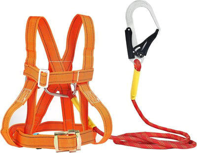 Dailygoods- Valbeveiligingsgordel Hoogste Veiligheidsniveau - Verstelbare Klimgordel - Multifunctionele Gordel - Anti-absorptie - Duurzaam Materiaal - Ergonomisch Ontwerp - Veiligheidsgordel