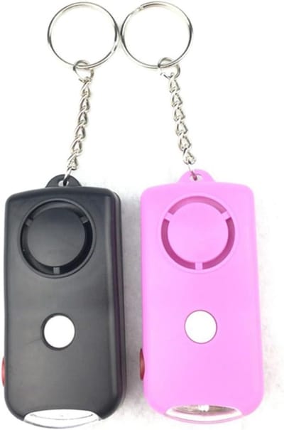 Persoonlijk Alarm - Noodalarm Veiligheid - Veiligheid Vergroten - 130 DB Geluid - 7x3.5cm - Zwart