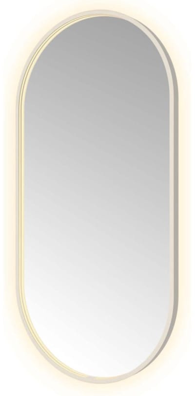 Hotbath &More Mirrors Oval LED Badkamerspiegel - Ovaal - 120 x 60 cm - RVS 316