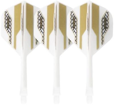 Cuesoul - Tero Flight System AK5 Rost Golden Pattern - White Standard - Dart Flights