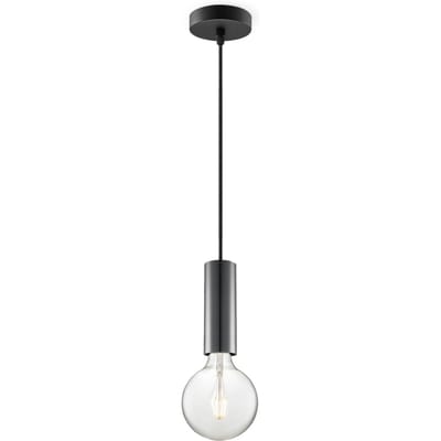 Home sweet home hanglamp Saga zwart Globe g125 - helder