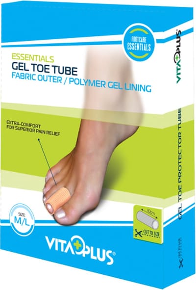 Vitaplus Essentials Gel Toe Tube maat M/L 1ST