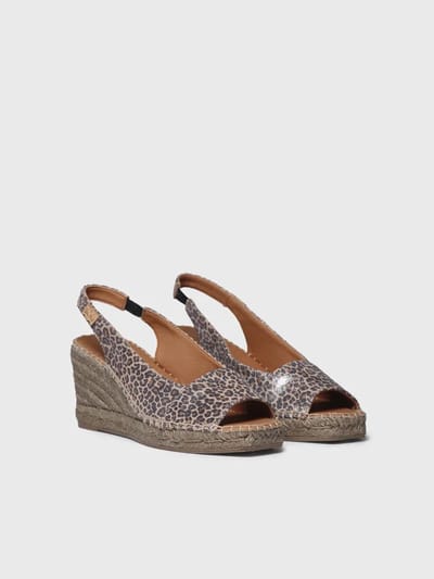 Espadrilles voor dames met dierenprint | FLAVIA-LE