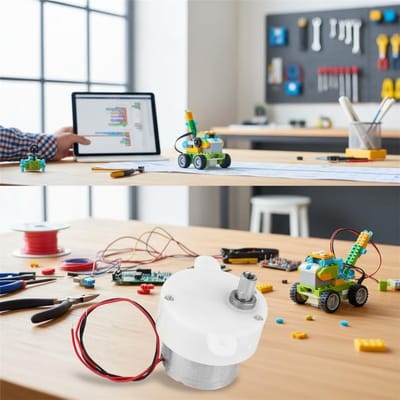 Hoogkoppel Micro Elektrische Motor met Lage Snelheid en Vertraging, Ideaal voor Modelbouw en DIY Projecten