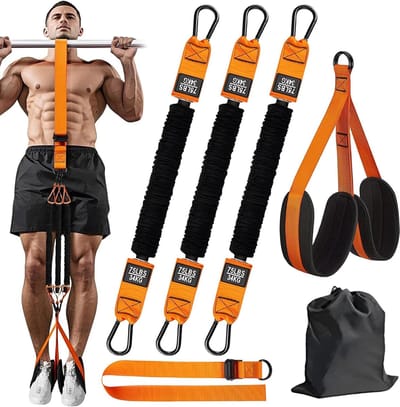 Weerstandsband voor Optrekken - 75-225 lbs - Latex Fitness Band - Verstelbaar