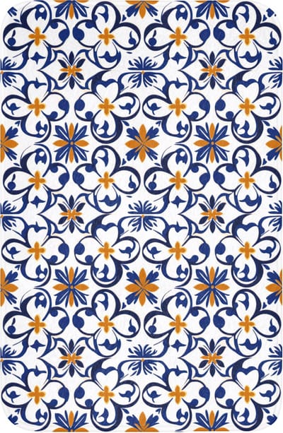 WC mat 40x60 cm - Antislip - Patroon - Modern - Kleurrijk - Toiletmat - Vloermat - Douchemat - Toilet tapijt - Toiletmatten