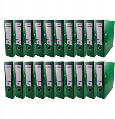 Ekobox Segregator A4 PP 80mm Groen - 20 st