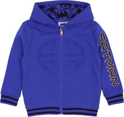 Blauw BATMAN DC COMICS zip-up sweatshirt