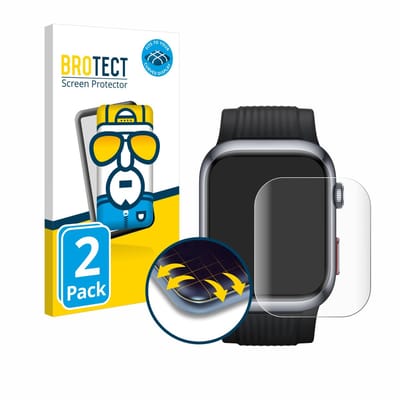 BROTECT - Screenprotector voor Huawei Watch D2 - Folie Beschermfolie transparant volledig dekking - 2 Stuks