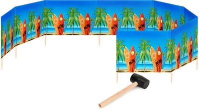 Garronda Strand Windscherm Met Stokken - Windscherm Strand – Windscherm – Rubberen hamer – GD-EX-Wb-12m