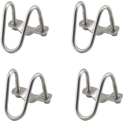 Golden crown - M8x20x25 Rvs Pijp Clip - Duurzame bevestiging - 4