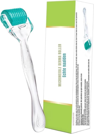 SCH® Dermaroller Haargroei - Dermaroller - Transparant - ‎ 17cm x 5cmx 4cm