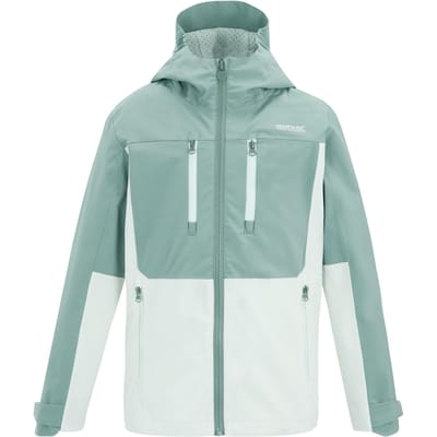 Regatta Highton Monochrome Waterdichte Jas voor Kinderen/Kinderen (Ivy mos/Ocean mist)