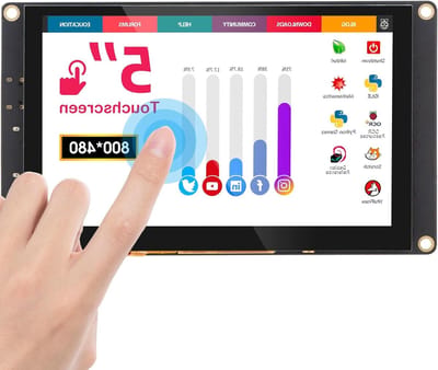 Capacitive Touch Screen 5" voor Raspberry Pi, Jetson Nano en Beaglebone - Ideaal voor Projecten en DIY Toepassingen