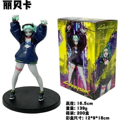 Cyberpunk Lucy Rebecca David Martinez Johnny Silverhand Actiefiguur Speelgoed with box