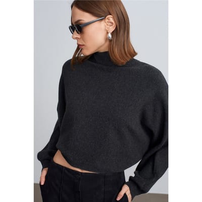 Dames Oversized Cropped Coltrui