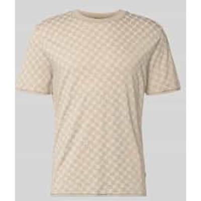 T-shirt met logomotief en ronde hals