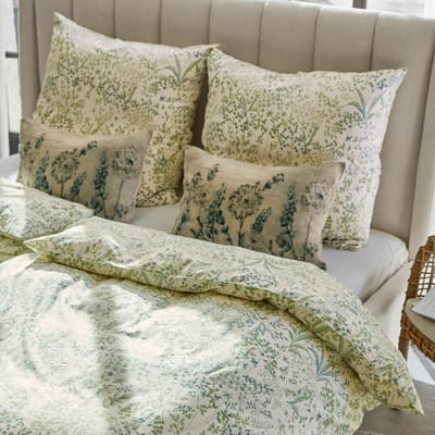 LOBERON Beddengoed Joncherey groen/blauw/wit