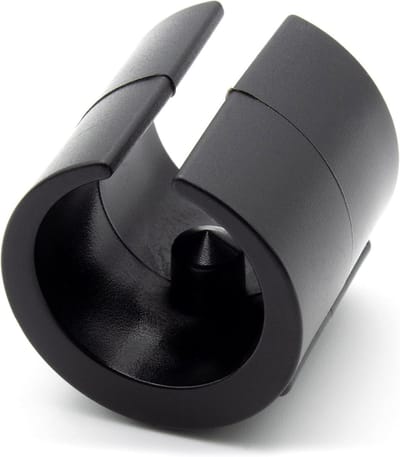 Klemglijders voor buizen - Stoelglijders - Meubels beschermen - UV-bestendig kunststof - 21 stuks Ø18-20 mm - Zwart