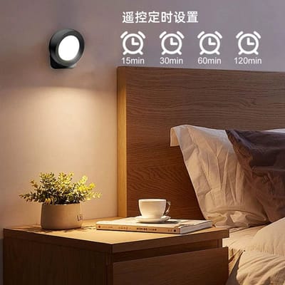 Oplaadbare lamp - Kleurtemperatuur - E27 - Afneembaar - Magnetisch zuigen - Afstandsbediening - Nachtlicht - Led tafellamp - Kristellamp - Noodlamp -7W magnetische zuiglamp 1 pakket