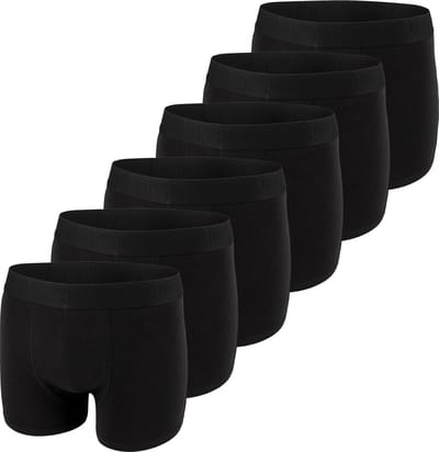 riverso Heren Boxershorts RIVOle 6-Pack Zwart S