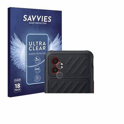 Savvies - Screenprotector voor Samsung Galaxy XCover 7 Pro (ALLEEN Camera Lens) - Folie Beschermfolie transparant 18 Stuks
