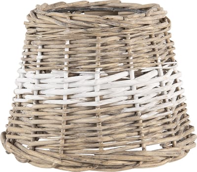 Clayre & Eef Lampenkap Ø 20x15 cm Bruin Rotan