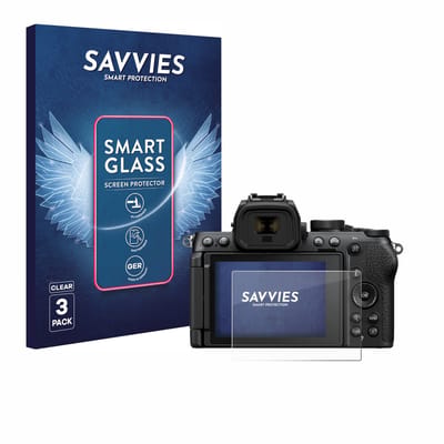 3 Stuks Savvies Screenprotector - geschikt voor Nikon Z50 II - beschermfolie glas transparant