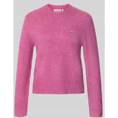 Gebreide pullover met labeldetail model 'Curtis'