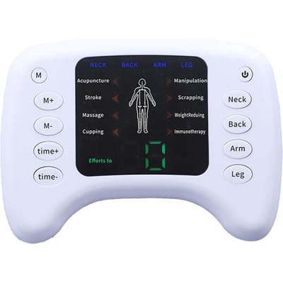 Kleurenscherm Fysiotherapie Massager Multifunctionele Huis Massager Massager Huis Dubbele Uitgang Massager black