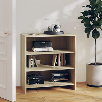 vidaXL - Dressoir - 70x40,5x75 - cm - bewerkt - hout - sonoma - eikenkleurig