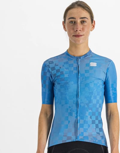 Sportful ROCKET Fietsshirt Dames Berry Blue Blue Sea - Vrouwen - maat XL