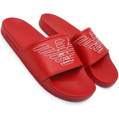 Emporio Armani heren slippers rood XVPS04-XN747-S449 42 red