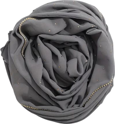 Bovista Hoofddoek - Hijab - Dames - Abaya - Sjaal - Islamitische Kleding - Moslim Kleding - Alhamdulillah - Grijs