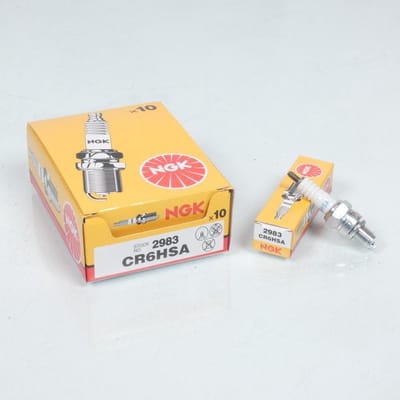 Bougie d'allumage NGK pour Moto Yamaha 90 TTR E 2000 à 2008 CR6HSA / 2983 Neuf