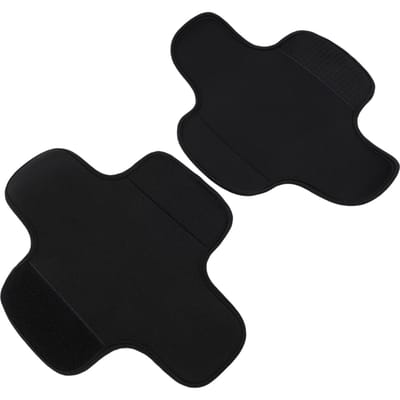 1 Paar Dikke Schouderbandkussentjes Ademende Afneembare Rugzakbandkussentjes voor Schoudertassen Rugzak voor Buitensporten black