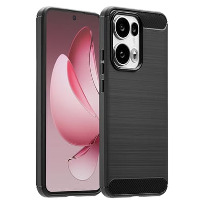 imoshion Hoesje - Geschikt voor Oppo Reno 13 Pro - Brushed Backcover - Zwart