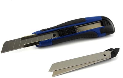 Afbreekmes 18 mm – ABS/TPR – Met Metalen Binnenwerk – TOOLTECH